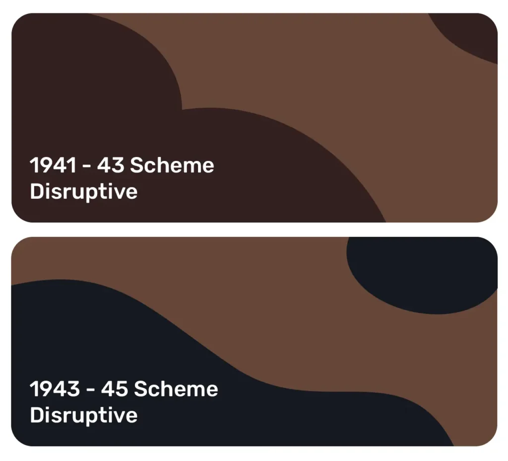 Colour scheme from British World War 2 vehicles used as colour references for Post War Plans album artwork