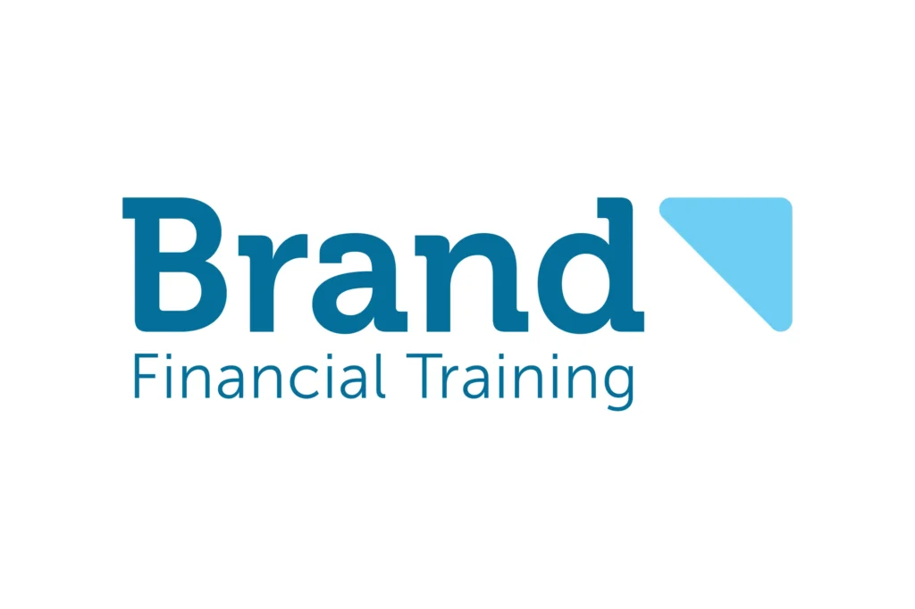 Brand Financial Training - New logo shown on a white background.